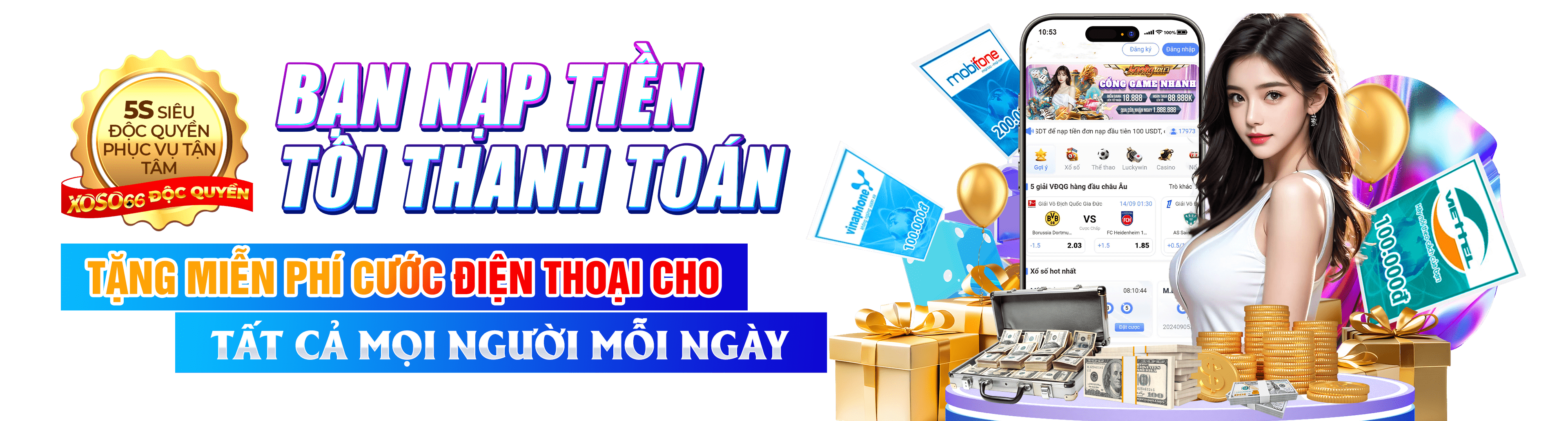 Hình ảnh quảng cáo của cambet hiển thị nền tảng và các lợi ích